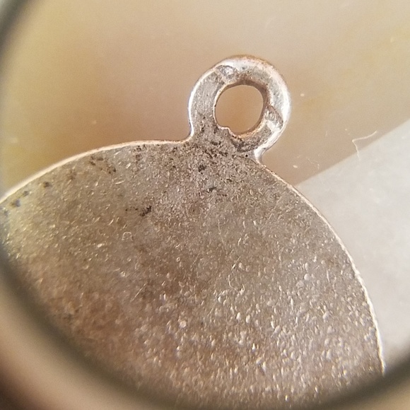 VIntage Sterling Round Medallion w bow & arrow - Picture 6 of 8